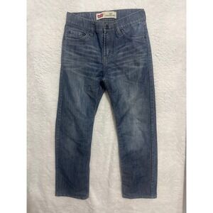 Levis 514 Slim Straight Jeans Boys‎ Size 14 Regular Blue Denim Pants